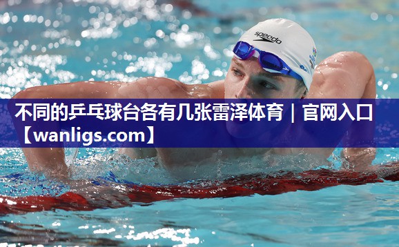 不同的乒乓球台各有几张雷泽体育｜官网入口